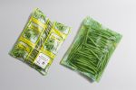 Green beans packaging - plastic film on reel